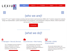 Tablet Screenshot of lexium.net
